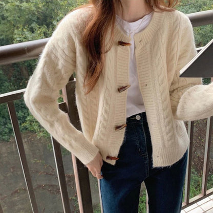 Dames cardigan en tricot douillet Chic und Stil