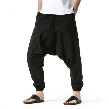 Pantalons décontractés pour hommes avec taille élastique et poches latérales Chic und Stil
