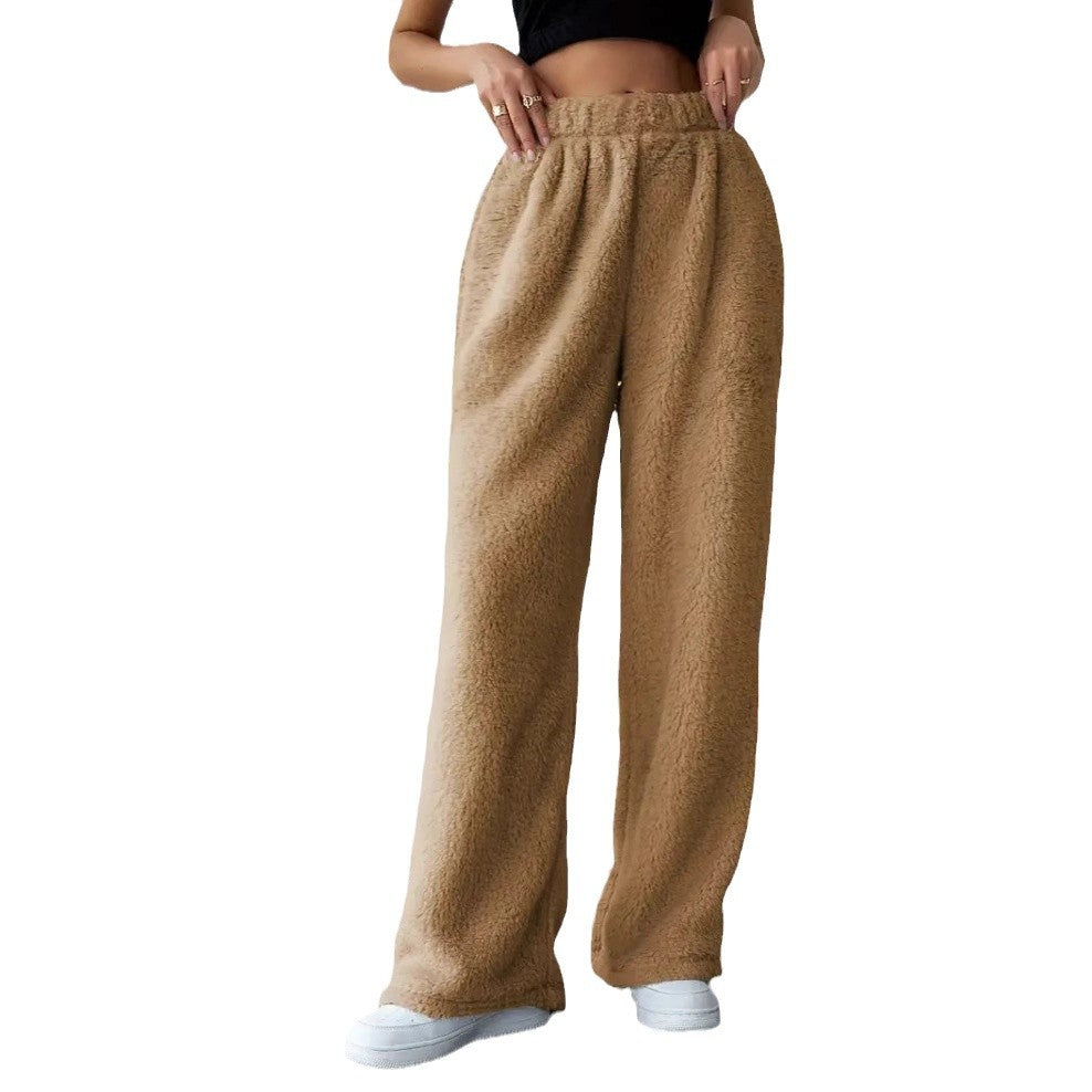 Ladies Comfortable Fleece Pants in Chic and Stylish Loose Design