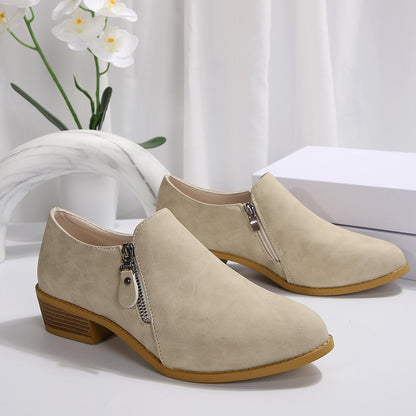 Bottines tendance pour femmes avec un design élégant de fermeture éclair Chic und Stil