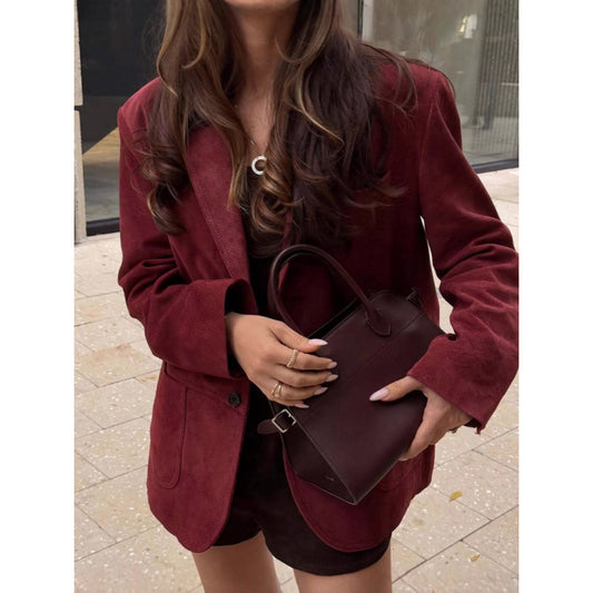 Blazer mode pour femmes en tissu de haute qualité Chic und Stil