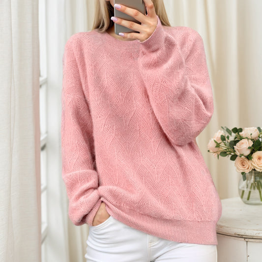 Pull femme en tricot doux avec motif élégant Chic und Stil