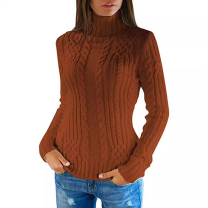 Pull en tricot pour femmes avec un motif de câble élégant Chic und Stil