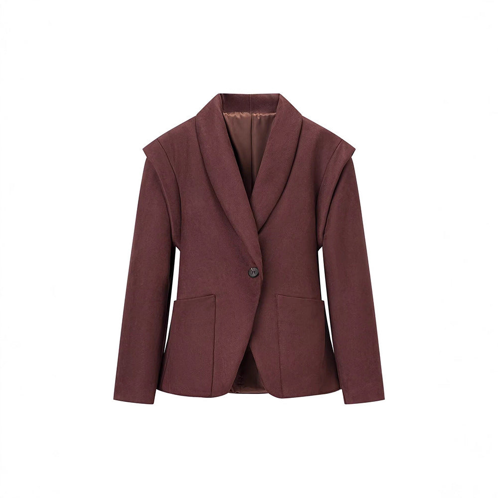 Dames Blazer élégant à coupe classique Chic und Stil