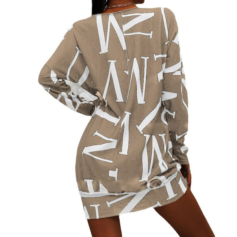 Robes mini élégante pour femmes avec un slogan accrocheur Chic und Stil