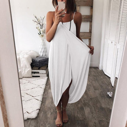 Robe maxi drapée ajustable Chic und Stil pour femmes