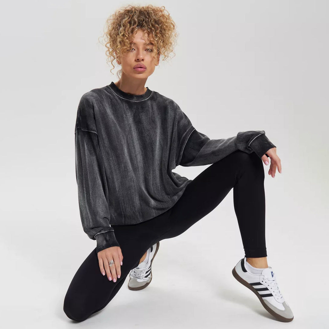 Pull oversized décontracté pour femmes avec des accents tendances et un tissu texturé Chic und Stil