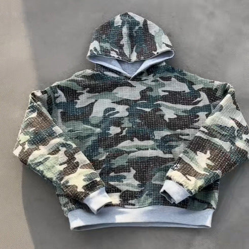 Dames hoodie avec doublure intérieure camouflage moderne Chic und Stil