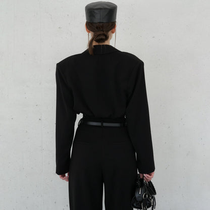 Dames Combinaison élégante avec une coupe ajustée et des détails à la mode Chic und Stil