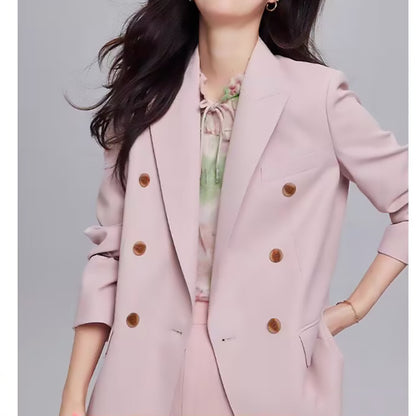 Blazer Femme Croisé Sur-Mesure Chic und Stil 1750846960