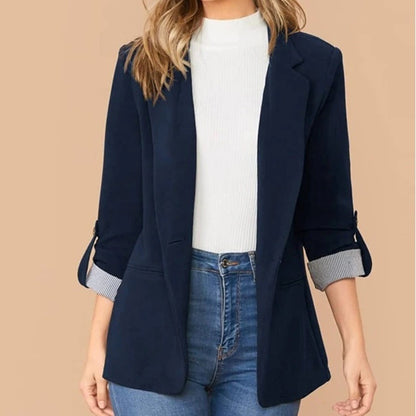 Dames élégant blazer avec design structuré et détail de lacet pratique Chic und Stil