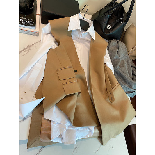 Gilet utilitaire empilé élégant pour femmes Chic und Stil