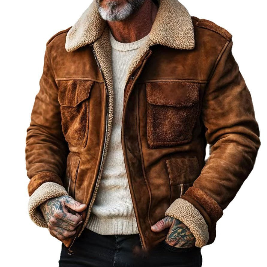 Luxury Lambskin Leather Jacket for Men Chic and Style