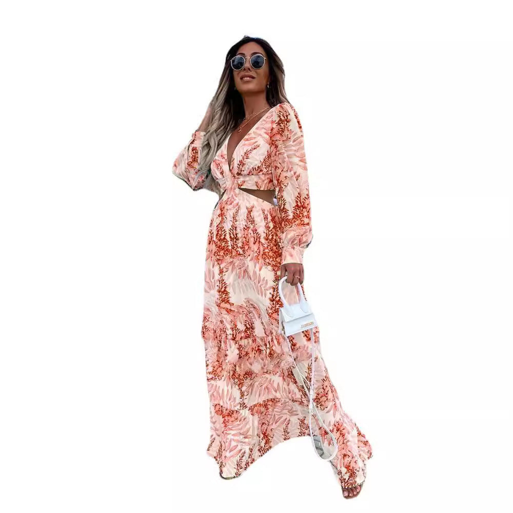 Robe Maxi Bohème Femme Chic und Stil