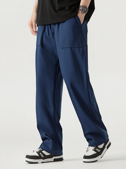 Casual cargo pants for men with practical pockets and elastic waist Chic and Style