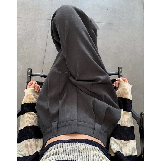 Pantalons larges plissés taille haute pour femmes Chic und Stil 1750847080