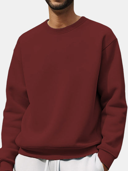 Casual pullover for men with dropped shoulders Chic and Style