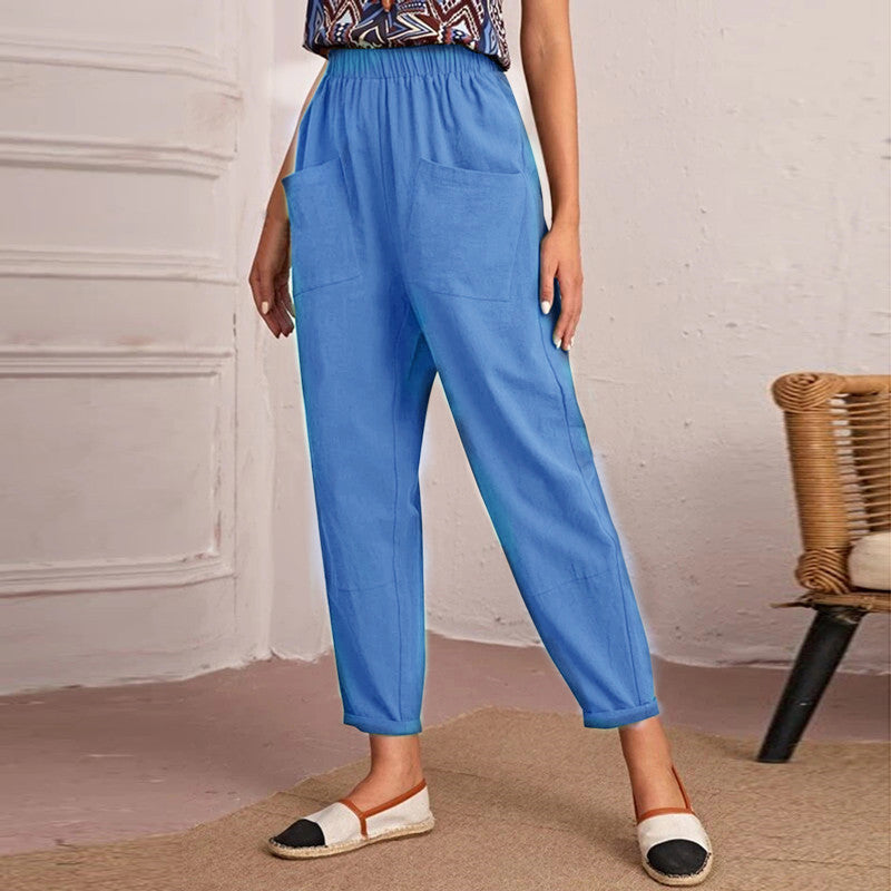 Women Relaxed Fit Chic and Style Leisure Pants