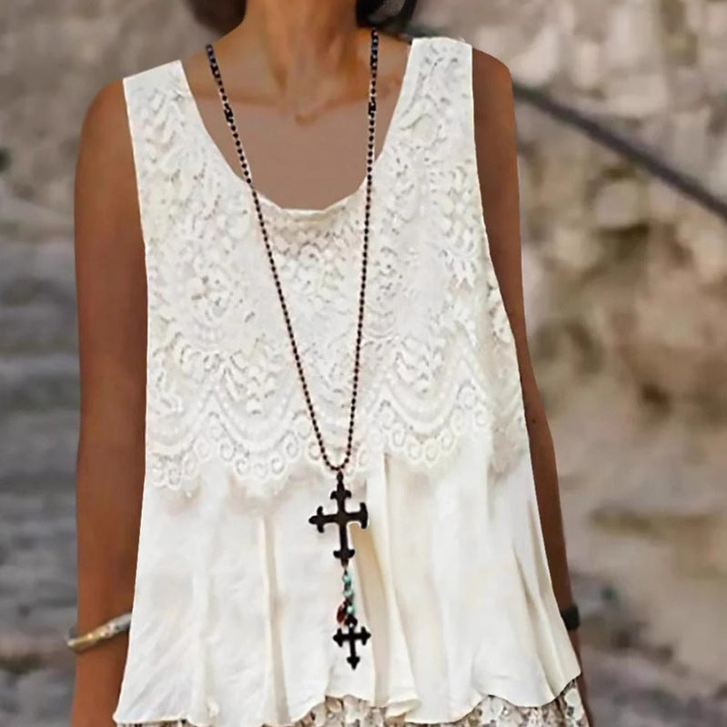 Robe mini à volants pour femmes Chic und Stil