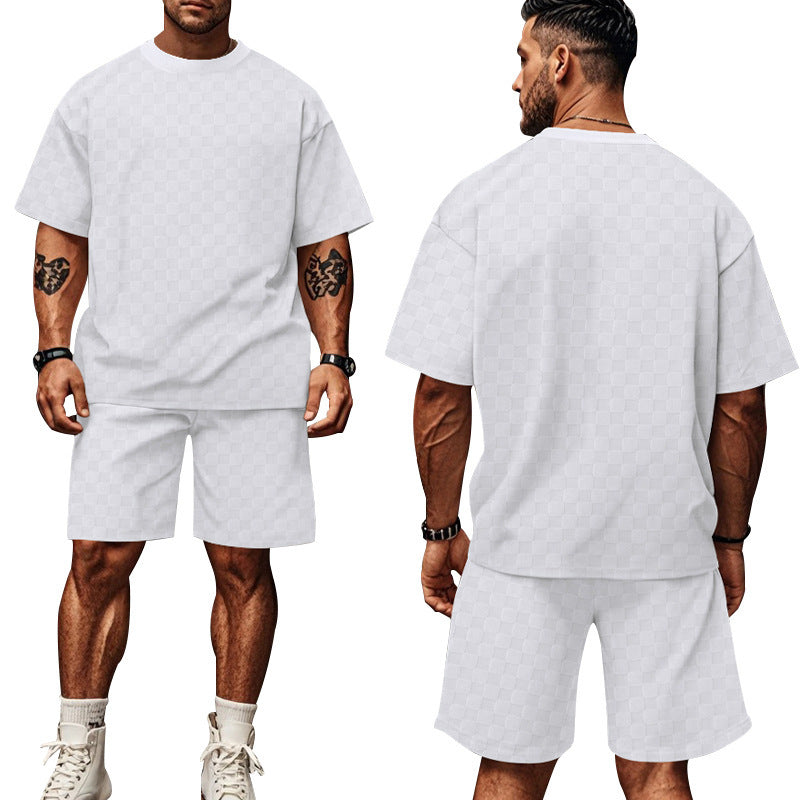 Ensemble décontracté pour hommes avec t-shirt oversize et shorts Chic und Stil