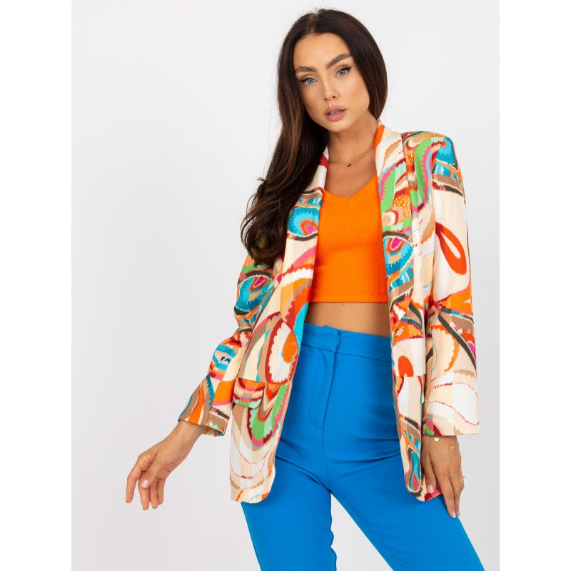 Dames Blazer élégant avec motif coloré et accents modernes Chic und Stil