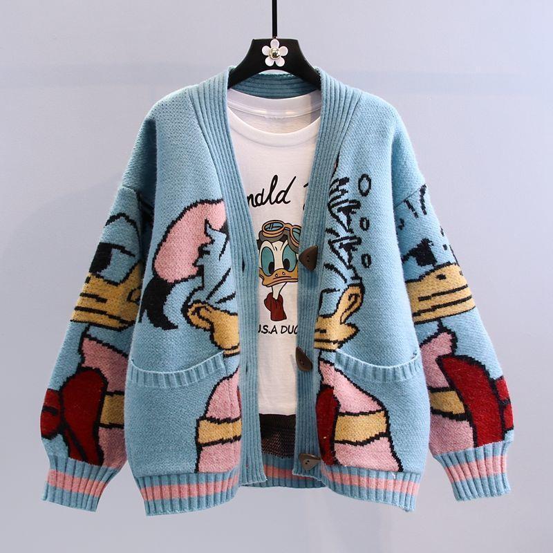 Dames pull et cardigan brodé avec motif Disney ludique Chic und Stil