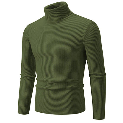Pull à col roulé pour hommes en qualité ribbed haut de gamme Chic und Stil