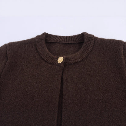 Dames élégant Cardigan avec des détails à franges Chic und Stil