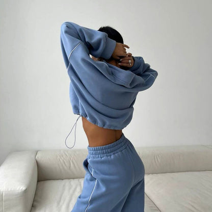 Dames combinaison de sport confortable avec poches modernes Chic und Stil