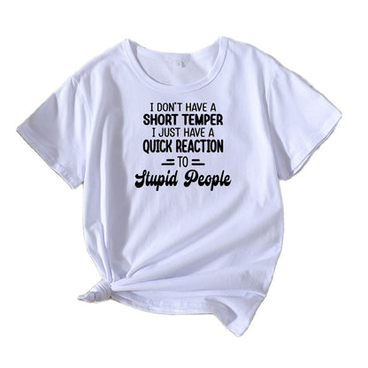 T-shirt drôle citation femmes Chic und Stil