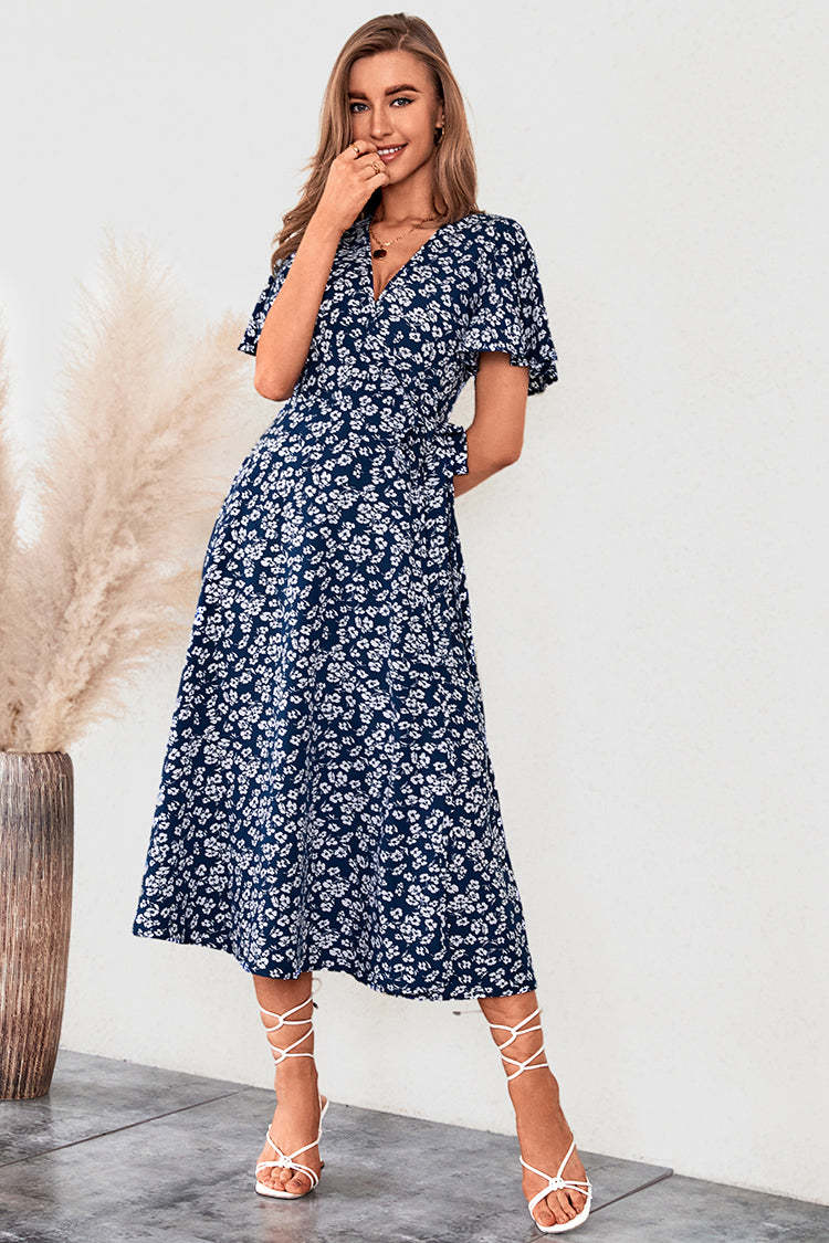 Robe maxi enveloppante Chic und Stil pour femmes