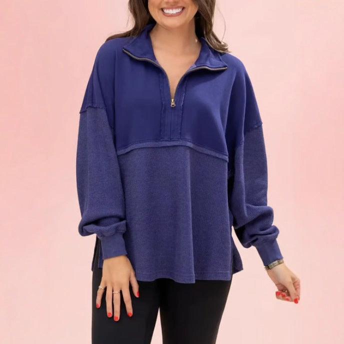Pull femme décontracté avec fermeture éclair Chic und Stil