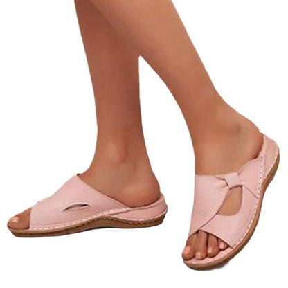 Chaussons confortables pour dames avec semelle anatomique et sangles élastiques Chic und Stil