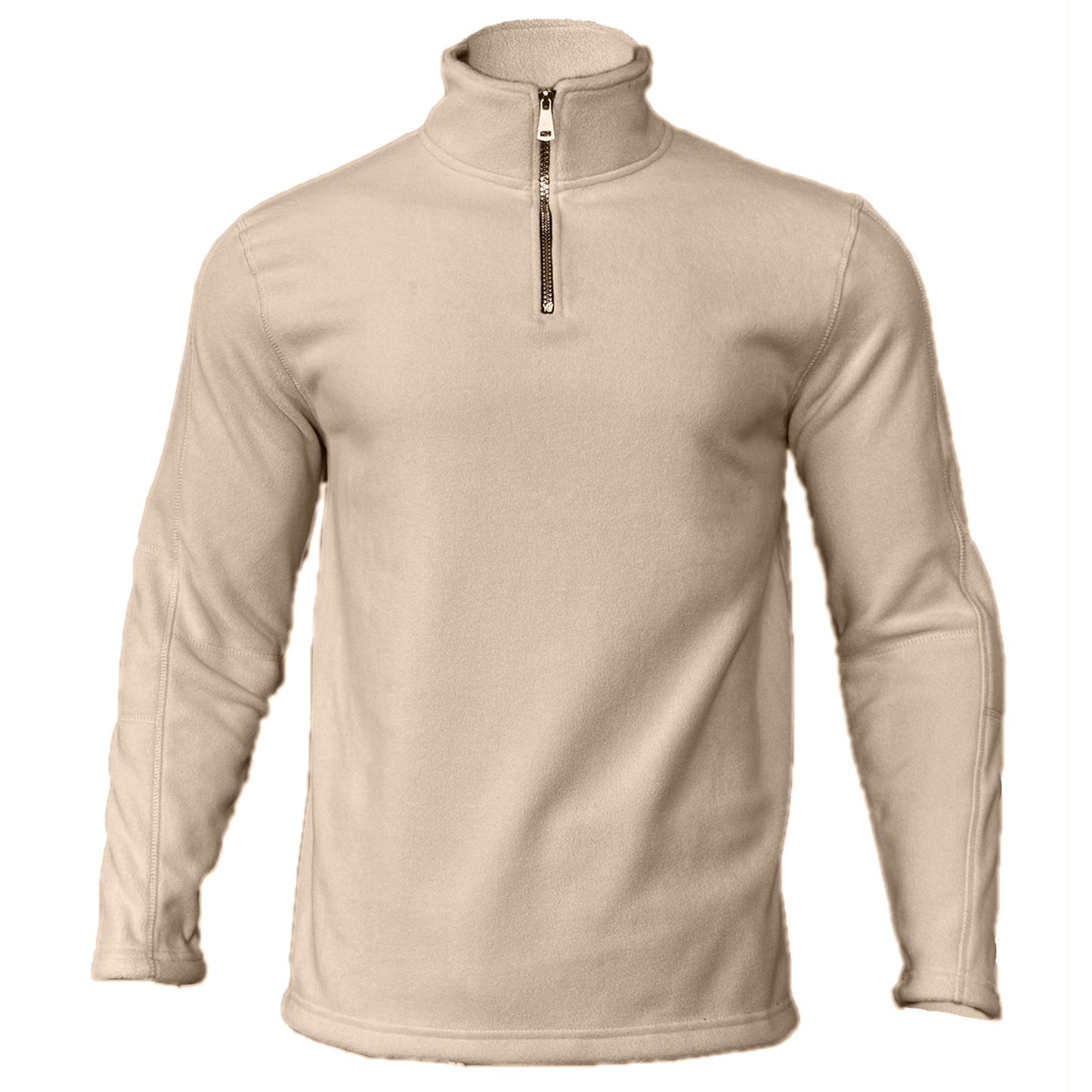 Homme pull en fleece à col haut et ouverture zip pratique Chic und Stil