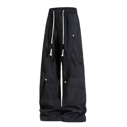Fashionable women's cargo pants with elastic waist and deep pockets Chic and Style