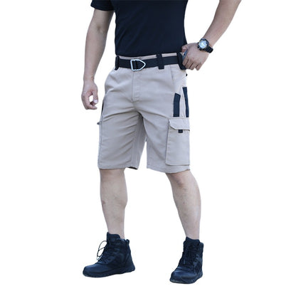 Shorts cargo pour hommes avec poches latérales pratiques et taille réglable Chic und Stil