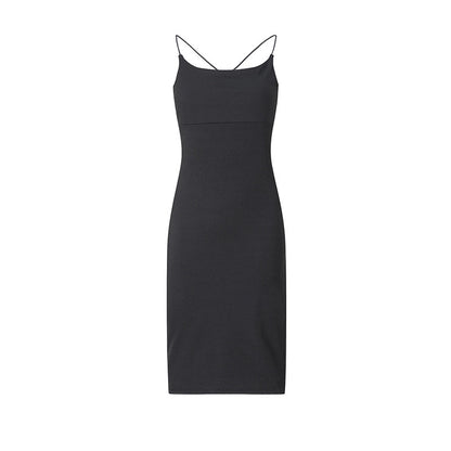 Robe midi élégante pour femmes avec fente latérale Chic und Stil
