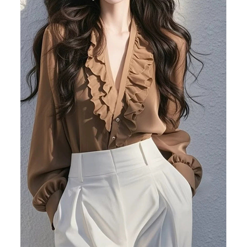 Chemisier à volants pour femmes Chic und Stil