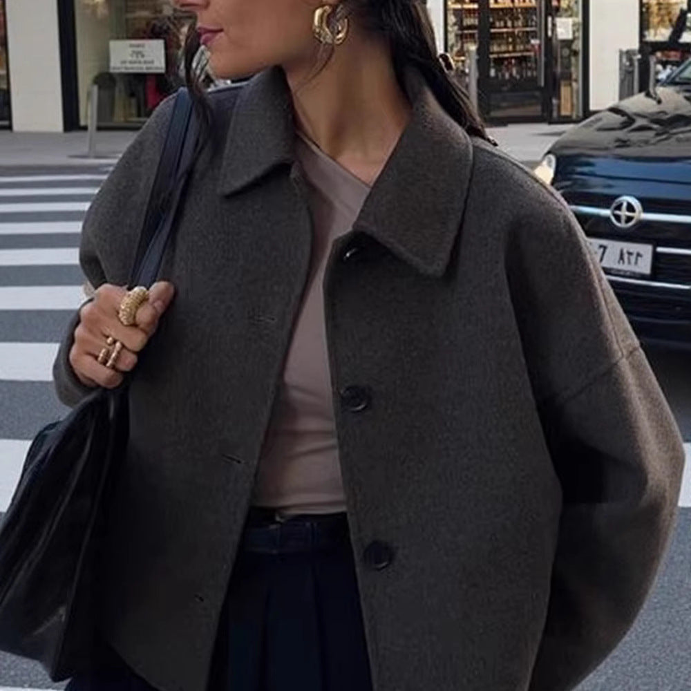 Dames Élégante et confortable veste courte Chic und Stil