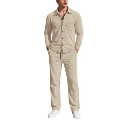 Costume décontracté élégant pour hommes avec design structuré et poches pratiques Chic und Stil