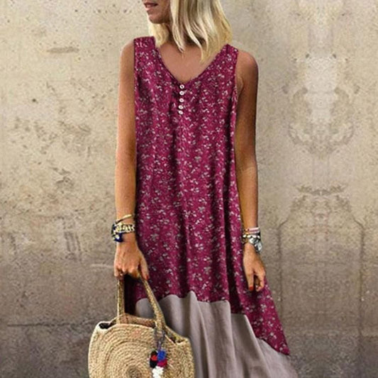 Robe maxi brodée femme Bohemian Chic und Stil