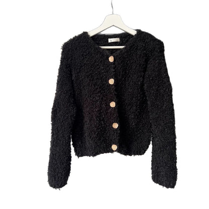 Dames cardigan douillet avec design à boutons Chic und Stil