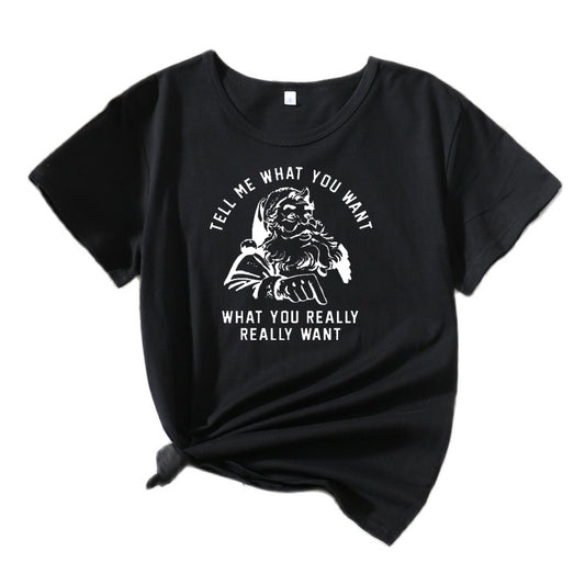 T-shirt humor graphique pour femmes Chic und Stil