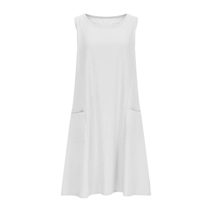 Robe shift sans manches Chic und Stil pour femmes
