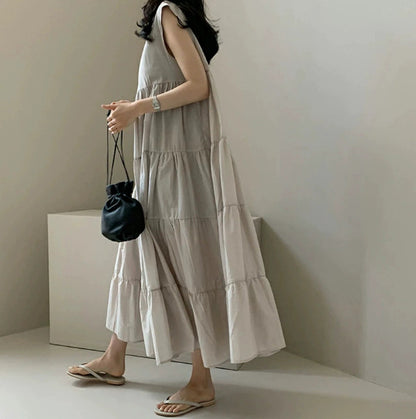 Robe maxi à paliers Chic und Stil pour dames