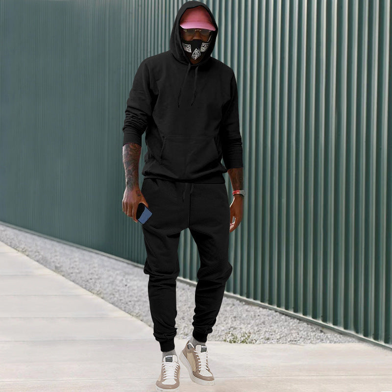 Chic und Stil Men's Casual Set with Hoodie and Jogging Pants