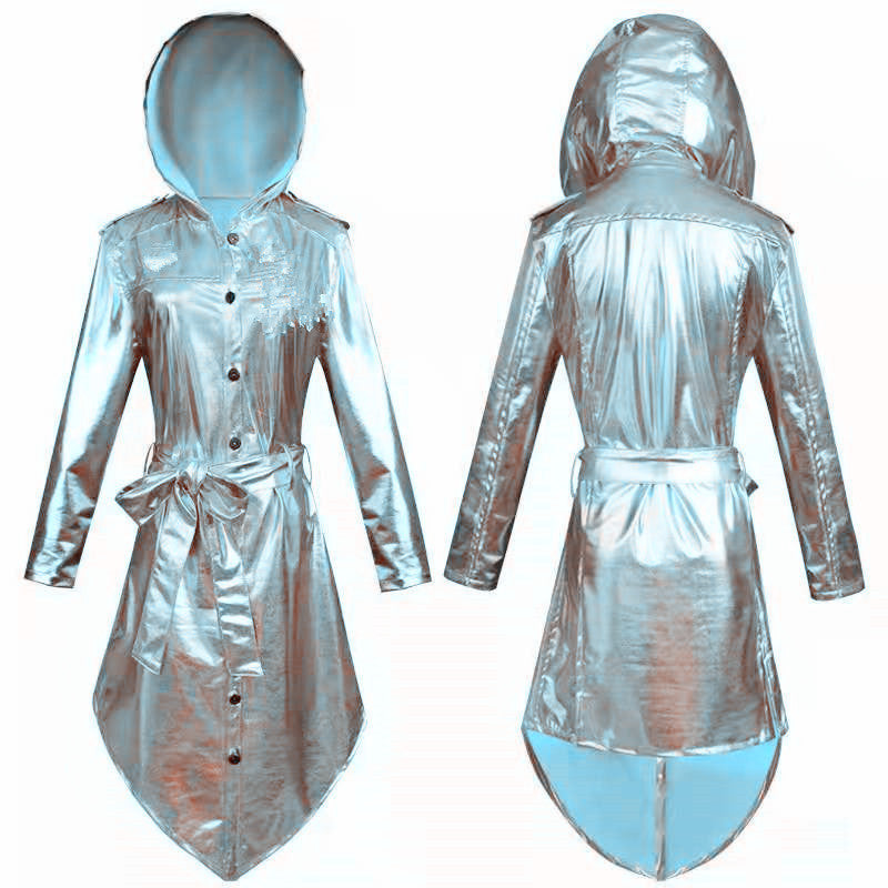 Dames Brillante Cape Town Veste avec Capuche et Ceinture Ajustable Chic und Stil