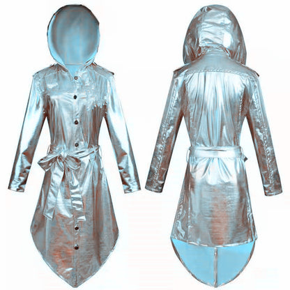 Dames Brillante Cape Town Veste avec Capuche et Ceinture Ajustable Chic und Stil