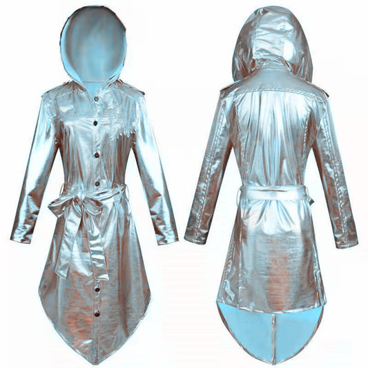 Dames Brillante Cape Town Veste avec Capuche et Ceinture Ajustable Chic und Stil