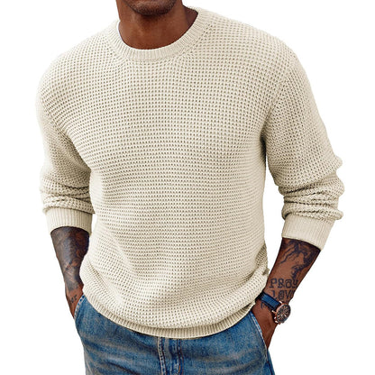 Pull en maille pour homme avec tissu texturé Chic und Stil